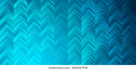 Technology abstract background with bright blue arrows. Abstract geometric vector design