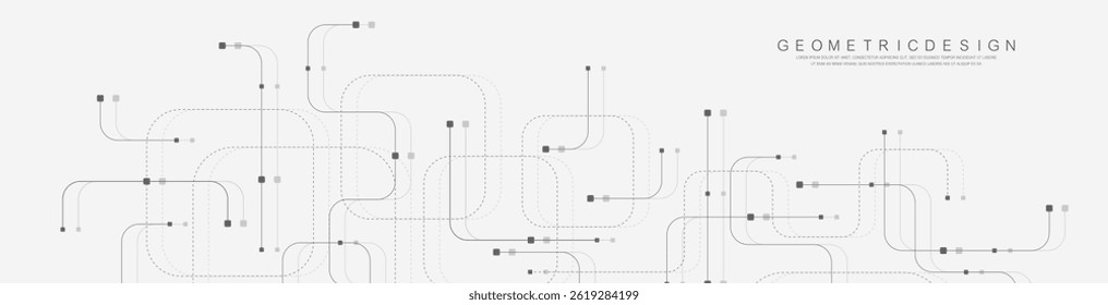 Technology abstract background with circuit board texture. Creative idea AI banner. Internet technology. Tech concept for poster, header, web banner, website, presentation