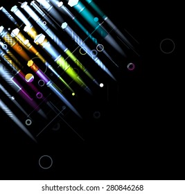 Technology abstract background collection for business solution ideas. Vector image