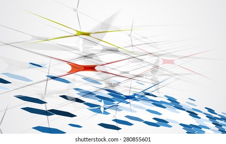 Technology abstract background collection for business solution ideas. Vector image