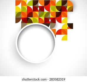 Technology abstract background collection for business solution ideas. Vector image