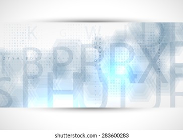 Technology abstract background collection for business solution ideas. Vector image