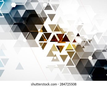 Technology abstract background collection for business solution ideas. Vector image