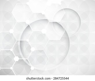 Technology abstract background collection for business solution ideas. Vector image