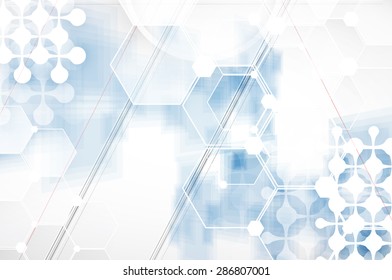 Technology abstract background collection for business solution ideas. Vector image