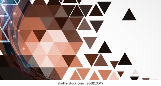 Technology abstract background collection for business solution ideas. Vector image
