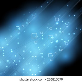Technology abstract background collection for business solution ideas. Vector image