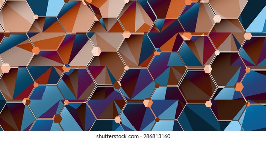 Technology abstract background collection for business solution ideas. Vector image