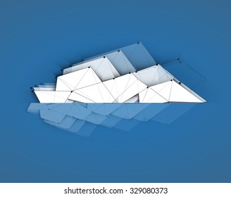 Technology abstract background collection for business solution ideas. Vector image