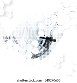 Technology abstract background collection for business solution ideas. Vector image