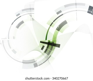 Technology abstract background collection for business solution ideas. Vector image