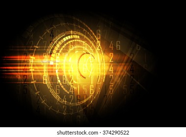 Technology abstract background collection for business solution ideas. Vector image