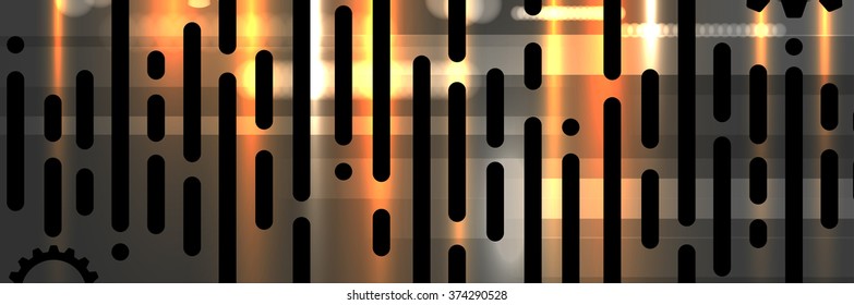 Technology abstract background collection for business solution ideas. Vector image