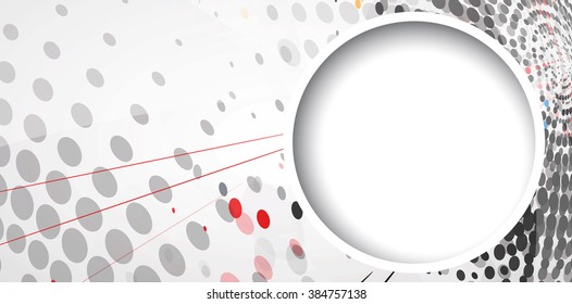 Technology abstract background collection for business solution ideas. Vector image