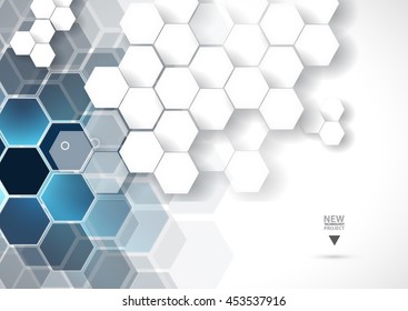 Technology abstract background collection for business solution ideas. Vector image