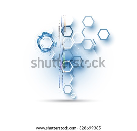 Technology abstract background collection for business solution ideas. Vector image
