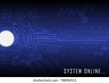 Technology abstract background with communication and innovation concept, Vector illustration background.