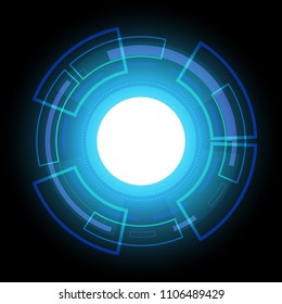 technology abstract background, technology concept. vector illustration.