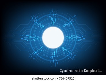 Technology abstract background concept, Vector illustration background.