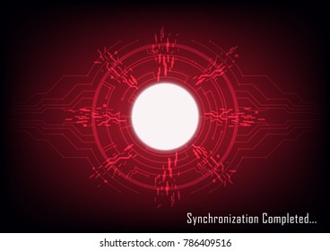 Technology abstract background concept, Vector illustration background.