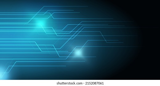 Technology abstract background with connection concept.