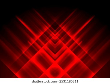 Fondo abstracto de Tecnología con flechas brillantes de color rojo oscuro. Diseño de Vector geométrico Abstractas