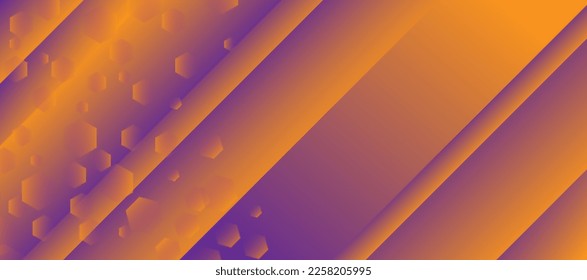 Technology abstract background design hexagon element.digital illustration