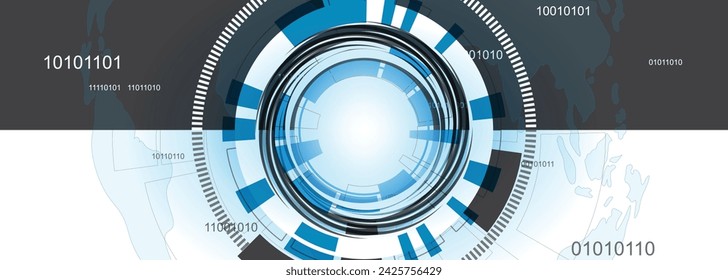 Technology abstract background design soff color blue and white. use for poster, banner, template on web, backgrop.