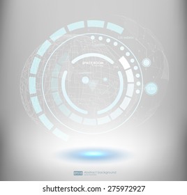 Technology abstract background. fantastic abstract background. Vector futuristic illustration. 