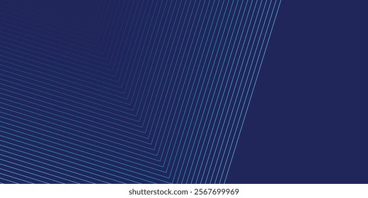 Technology abstract background with glowing geometric lines. Shiny blue rounded square lines pattern. Modern futuristic graphic design. Suit for business, website, corporate, brochure, banner