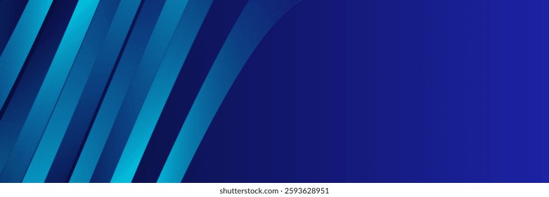 Technology abstract background with glowing geometric lines. Shiny blue rounded square lines pattern. Modern futuristic graphic design. Suit for business, website, corporate, brochure