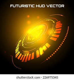 Technology abstract background,  hot  Futuristic HUD,  vector illustration