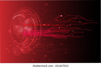 technology abstract background, red abstract