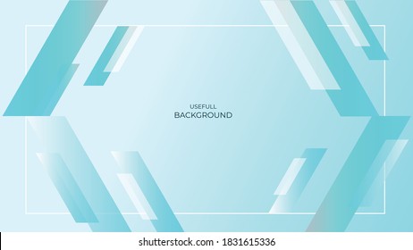 Technology Abstract Background SkyBlue poster element shape  