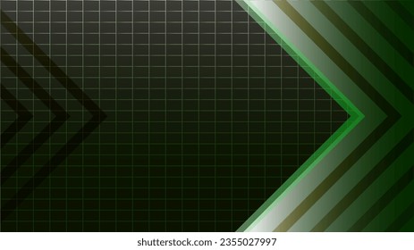 A technology abstract background that can be used for slide backgrounds, banners, web page etc.
Theme of this on is green and right arrows.