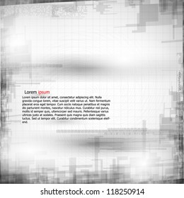Technology abstract background. Vector.