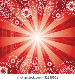 Technology abstract background. Vector.