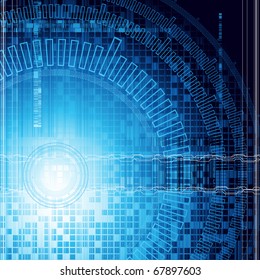 Technology abstract background. Vector.