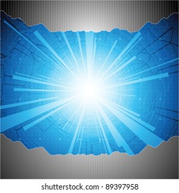 Technology abstract background. Vector.