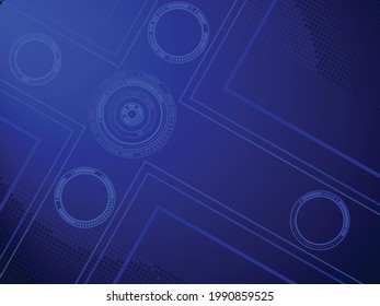 Technologie, abstrakter blauer Hintergrund