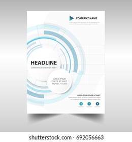 Technology Abstract Brochure report flyer magazine presentation element template a4 size set for advertising marketing website 