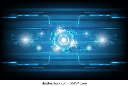 Technology abstract communication hi-speed concept