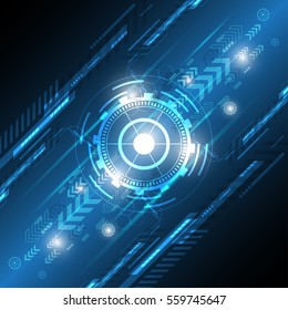 Technology abstract communication hi-speed, innovation concept