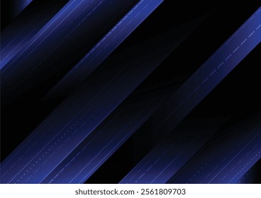 Technology Abstract Dark Blue Background