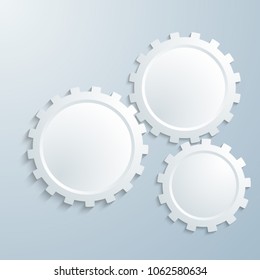 Technology abstract design element on white background. Vector illustration eps 10. Can use for business brochure layout, web banner design, coverpage magazine, flyer template, advertising booklet