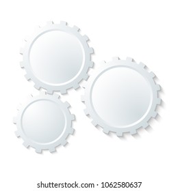 Technology abstract design element on white background. Vector illustration eps 10. Can use for business brochure layout, web banner design, coverpage magazine, flyer template, advertising booklet