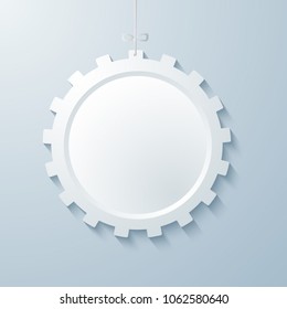 Technology abstract design element on white background. Vector illustration eps 10. Can use for business brochure layout, web banner design, coverpage magazine, flyer template, advertising booklet