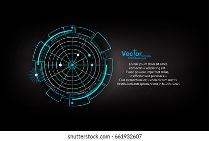 technology abstract digital background
