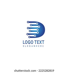 Technology abstract dot connection cross vector logo icon circle logotype
