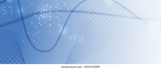 Technology abstract futuristic background for internet business. Big data concept.